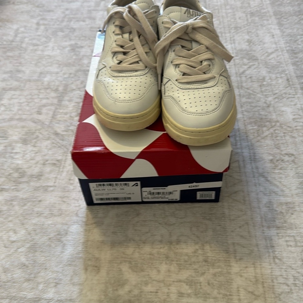 Women's Cream Sneakers, worn only a couple of times, like new condition.